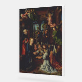 De aanbidding van het Christuskind Acryl Bord (Hoek)