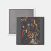 De aanbidding van het Christuskind Magneet (Voorkant / Achterkant)