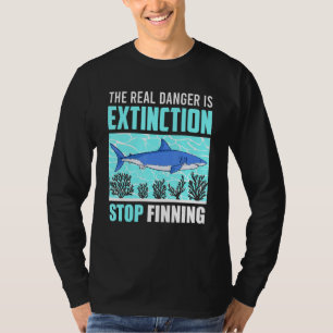 De aandacht is het ware gevaar dat het dier Vist P T-shirt