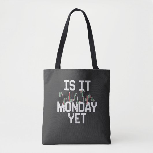 De aandelenmarkt - is het maandag nog tote bag (Voorkant)