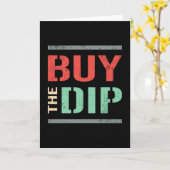 De aandelenmarkt koopt de dip Beer Bulkhandelaar Kaart (Gele Bloem)