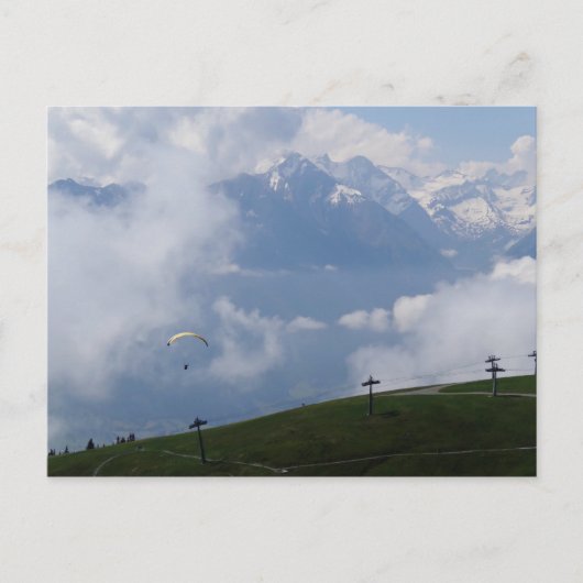 De aangepaste Alpen-briefkaarten Briefkaart (Voorkant)