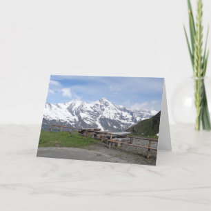 De aangepaste Alpen-wenskaarten Kaart