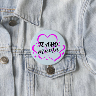 De aangepaste Button Amo Mama Moederdag Pins Butto