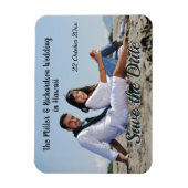 De aangepaste datumfoto opslaan magneet (Verticaal)