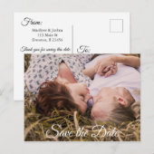 De Aangepaste Foto bewaart het Briefkaart van de D (Voorkant / Achterkant)