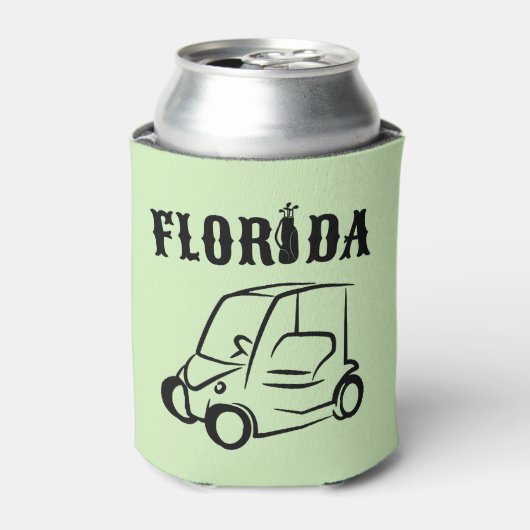 De aangepaste Golfer Beer van Florida State Blikjeskoeler (Blikje Voorkant)