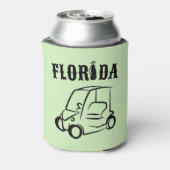 De aangepaste Golfer Beer van Florida State Blikjeskoeler (Blikje Achterkant)