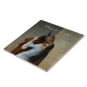 De aangepaste keramische tegels Kiss / Il Bacio Tegeltje (Zijkant)