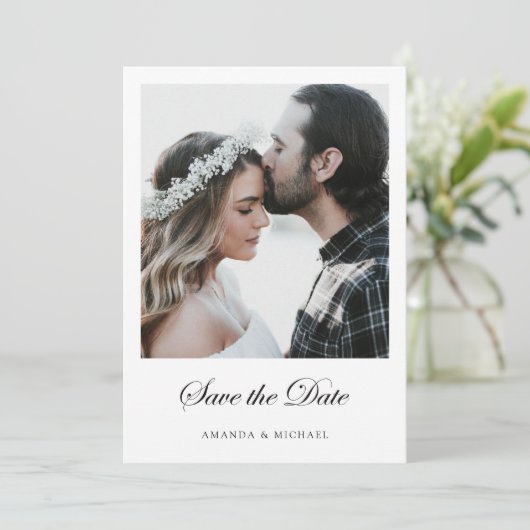 De Aangepaste Moderne Foto sparen de Sjabloon van  (Staand voorkant)