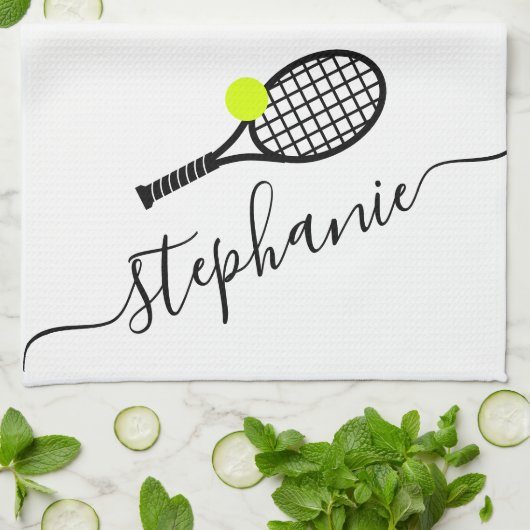 De Aangepaste Naam van het Manuscript van Tennis Theedoek (Gevouwen)