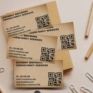 De aangepaste tempel QR-code kiest achtergrond Visitekaartje