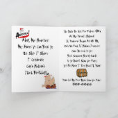 de aangepaste uitnodiging van de piraatverjaardag (Binnen)