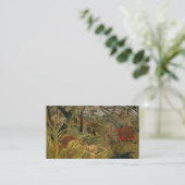 De aangepaste visitekaartjes van Rousseau Tiger (Staand voorkant)