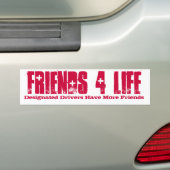 De aangewezen bestuurders hebben meer Vrienden, VR Bumpersticker (Op auto)