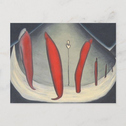 De aanhangers van Marguerite Blasingame Briefkaart (Voorkant)