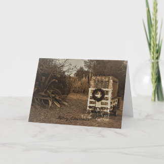 De aanhangwagen van Kerstmis Feestdagen Kaart