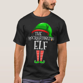 De aanhoudende Elf Familie die Groep Chri aanpasse T-shirt