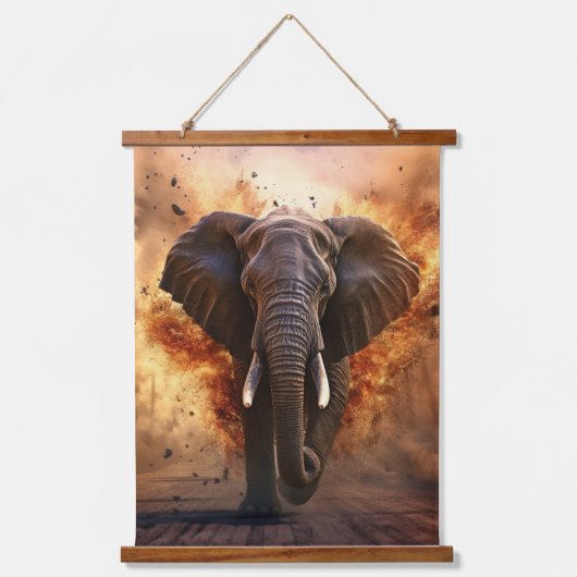 De aanklacht hangend wandkleed (Voorkant)