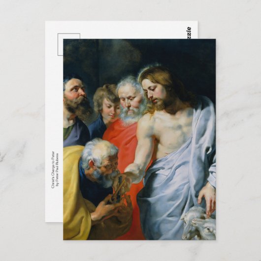 De aanklacht van Peter Paul Rubens tegen Peter Briefkaart (Voorkant / Achterkant)