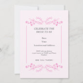 De Aankomende Bruid Vieren Kaart (Voorkant)