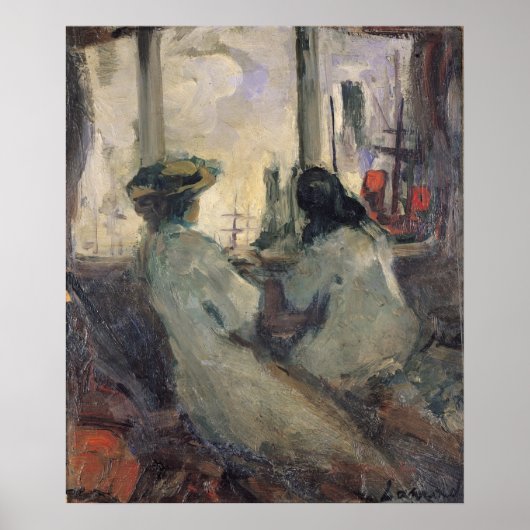 De aankomst in Londen Poster (Voorkant)