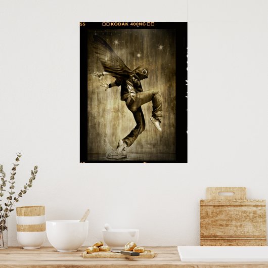 De aankomst poster (Keuken)