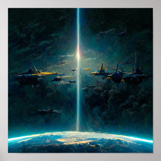 De aankomst poster (Voorkant)