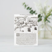 De aankomst van de Engelsen in Virginia Briefkaart (Staand voorkant)