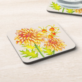 De Aankomst van de herfst op een Onderzetter Reeks