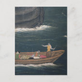 De aankomst van de Portugese japanse kleine lading Briefkaart (Voorkant)