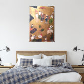 De aankomst van de Portugezen in Japan 3 Canvas Afdruk (Insitu (Slaapkamer))