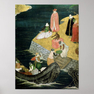 De aankomst van de Portugezen in Japan 3 Poster
