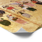 De aankomst van de Portugezen in Japan Poster (Hoek)