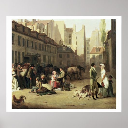 De aankomst van een fasemachine in de Terminus, de Poster (Voorkant)