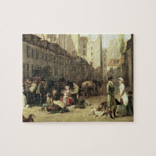 De aankomst van een fasemachine in de Terminus, do Legpuzzel