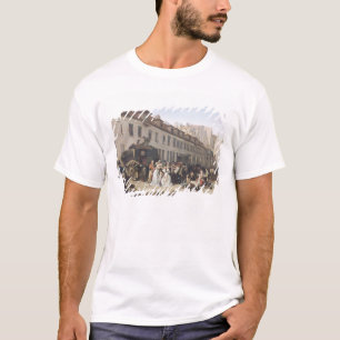 De aankomst van een Stagecoach in de Terminus T-shirt