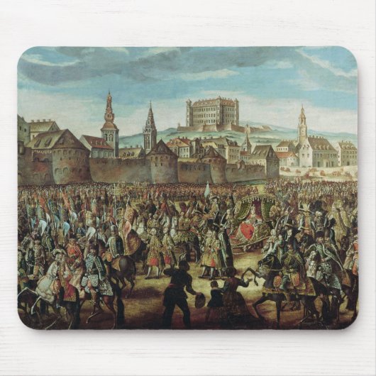 De aankomst van Empress Maria Theresa van Muismat (Voorkant)