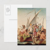 De aankomst van Hernando Cortes in Mexico Briefkaart (Voorkant / Achterkant)