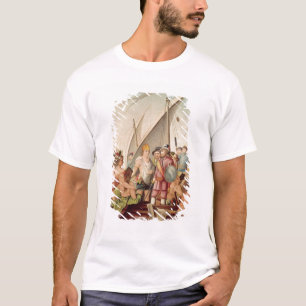 De aankomst van Hernando Cortes in Mexico T-shirt