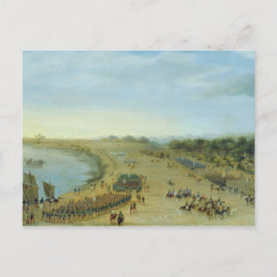 De aankomst van het geallieerde leger in Itapiru,  Briefkaart