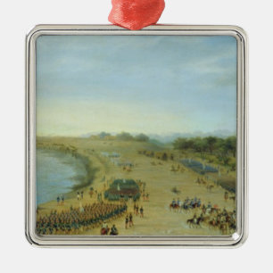 De aankomst van het geallieerde leger in Itapiru,  Metalen Ornament