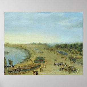 De aankomst van het geallieerde leger in Itapiru,  Poster