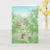 De aankomst van het Wenskaart van de Lente Kaart (Gele Bloem)