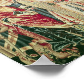 De aankomst van Vasco da Gama in Calcutta Poster (Hoek)