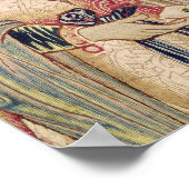 De aankomst van Vasco da Gama in Calicut Poster (Hoek)