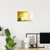 De Aankondiging aan Maria Poster (Thuiskantoor)