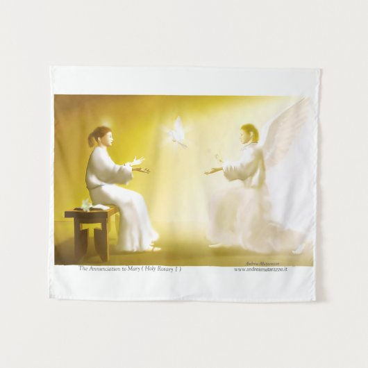 De Aankondiging aan Maria Wandkleed (Voorkant (horizontaal))
