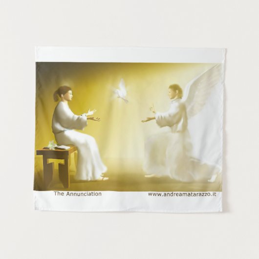 De aankondiging aan Mary Wandkleed (Voorkant (horizontaal))