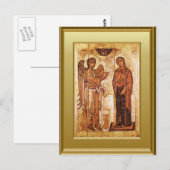 De aankondiging briefkaart (Voorkant / Achterkant)